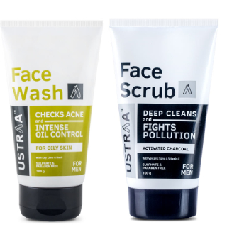 Save Rs.80 On Activated Charcoal Face Scrub & Face Wash for Oily Skin