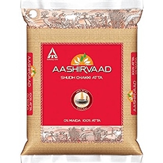 Aashirvaad Whole Wheat Atta 10 kg at Rs.331