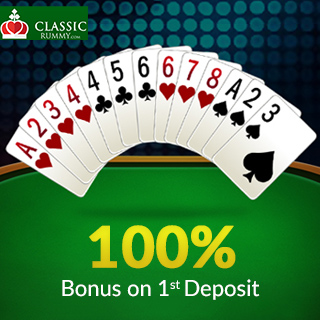 ClassicRummy First Money Deposit Offer: Get 100% Bonus Upto Rs.5000