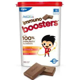 Pay Rs.299 for Activkids Immuno Boosters for 7 plus Years, 30 Choco-bites