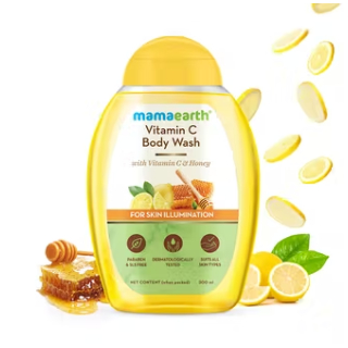 Buy Mamaearth Vitamin C Body Wash with Vitamin C and Honey for Skin Illumination - 300ml