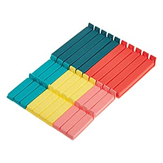 Buy Ikea 903.391.72 Polypropylene Plastic Solid Bevara Sealing Clip (Multicolour) - 30 Pack, Adjustable