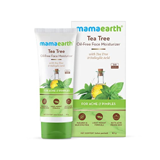 Buy Mamaearth Tea Tree Oil-Free Face Moisturizer with Tea Tree and Salicylic Acid for Acne and Pimples