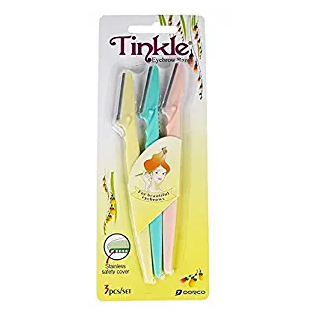 Buy Tinkle Face Razors For Women Razor For Face & Eyebrow Reusable & Biodegradable Facial Hair Removal At Home - Pack of 3