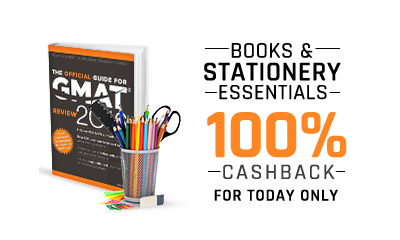 100% Cashback on Books & Stationary - 6 PM