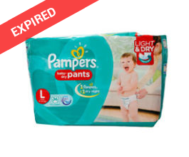 100% CashBack - Pampers Baby-dry Pants (L) 36's