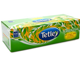 100% CashBack - Tetley Green Tea with Ginger, Mint & Lemon 100s
