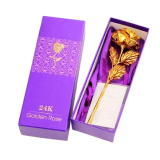 Buy Upto 50% Off On Gold Rose with Beautiful Gift Box