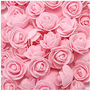 Buy Upto 70% Off On Crafteez 3 cm Baby Pink Color Foam Artificial Flower