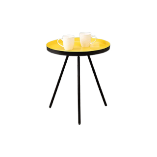 Buy Von Casa Round Side Table Metal End Table