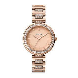 Buy Women's Fossil Analog Rose Gold Dial Watch