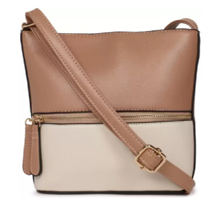 Buy Upto 44% Off On Women Brown, Beige Hand-held Bag - Regular Size