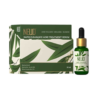 Buy NEUD Rapid Clearance Acne Treatment Serum With Salicylic Acid, Bakuchiol and Niacinamide