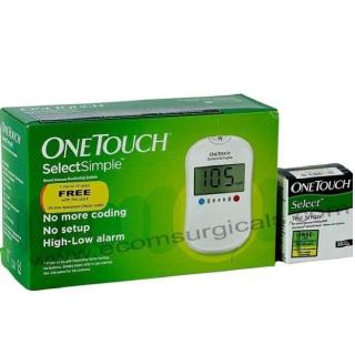 Grab 42% OFF On OneTouch Select Simple Device (Box of 10 Test strips Free)