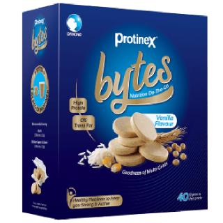 Grab Flat 10% OFF On Protinex Bytes High Protein Diskette Vanilla