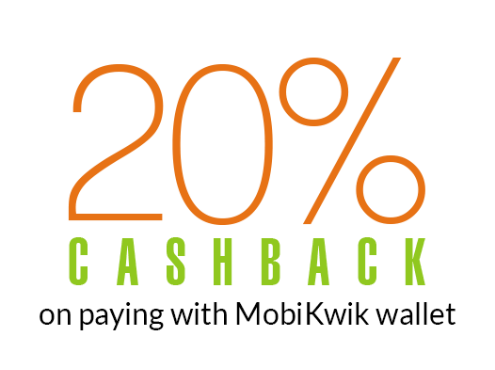 20% Cashback on Making Payment Via Mobikwik Wallet
