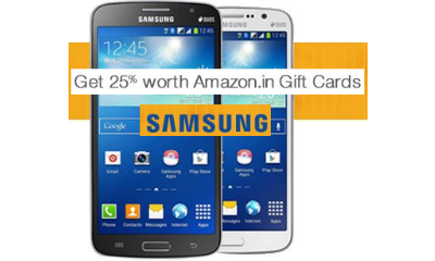 Buy Samsung Phones & Get Amazon Gift Vouchers Free