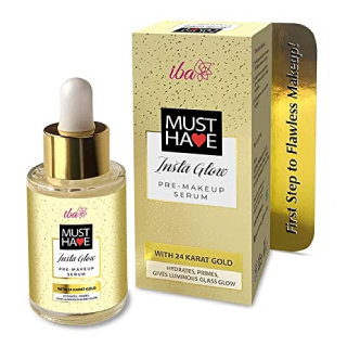 Buy Insta Glow Pre-Makeup Serum l with 24K Gold l Hydrates, Primes, Gives Luminous Glass Glow