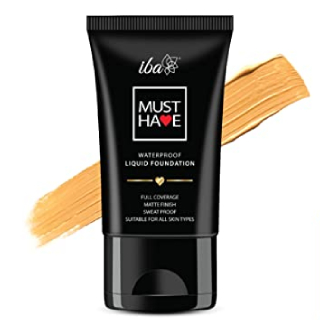 Buy Waterproof Liquid Foundation - Pure Ivory l Full Coverage l Oil Free & Lightweight Matte