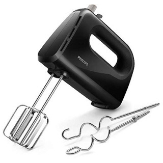 Buy Philips Lightweight Hand Mixer, Blender with 5 Speed Control Settings Stainless Steel Accessories