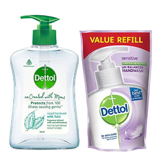Buy Dettol Handwash with Free Refill at Rs.75( Pay Rs.125 at Amazon & Get Rs. 50 GP Cashback)