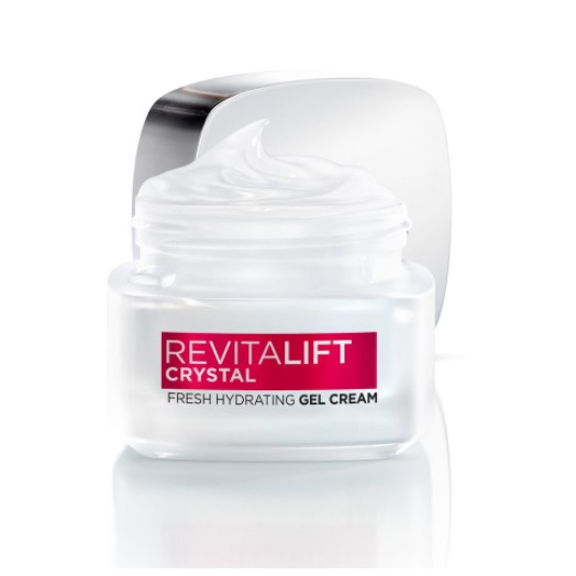 L'Oreal Paris Revitalift Crystal Gel Cream | Oil-Free Face Moisturizer With Salicylic Acid | 50 ml.