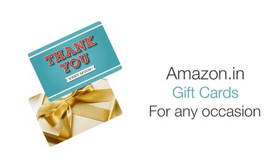 5% Off on Amazon.in Gift Card