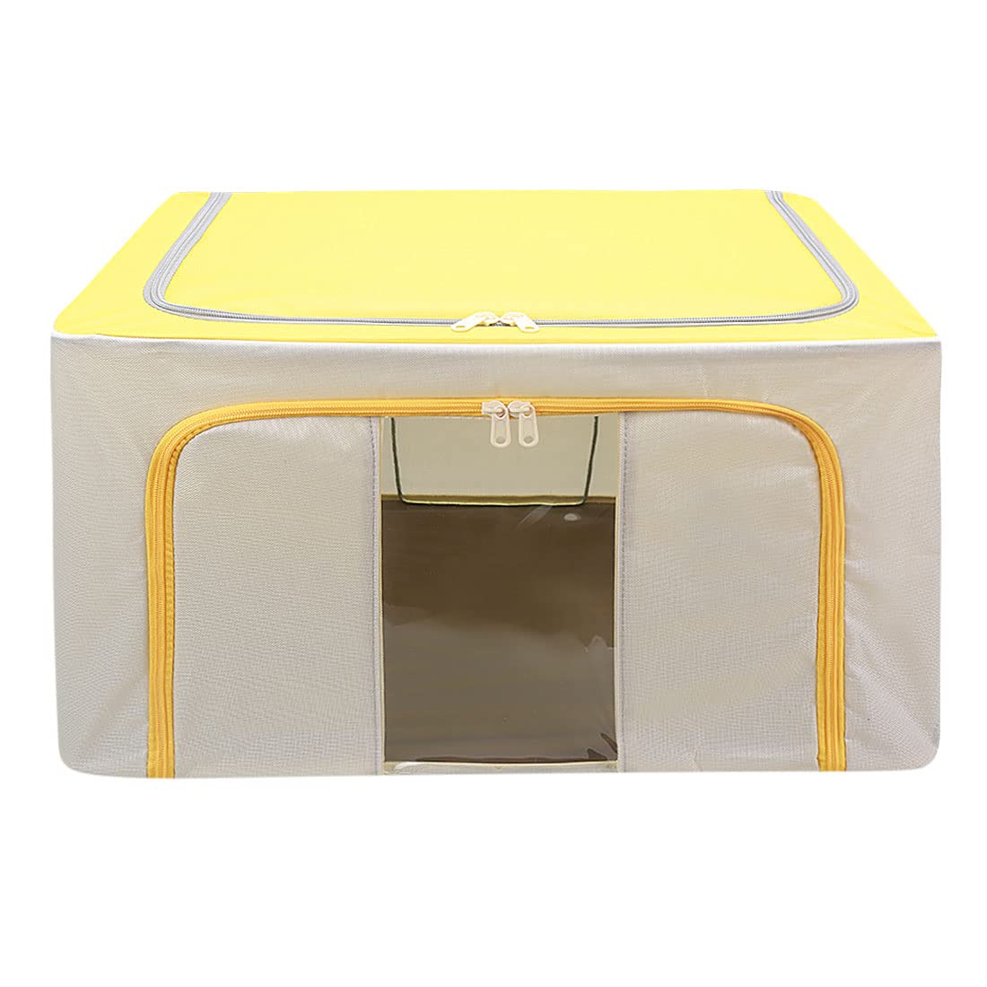 MINISO Storage Boxes for Clothes,Organizer box with Reinforced Handle Thick Fabric for Comforters, Blankets,