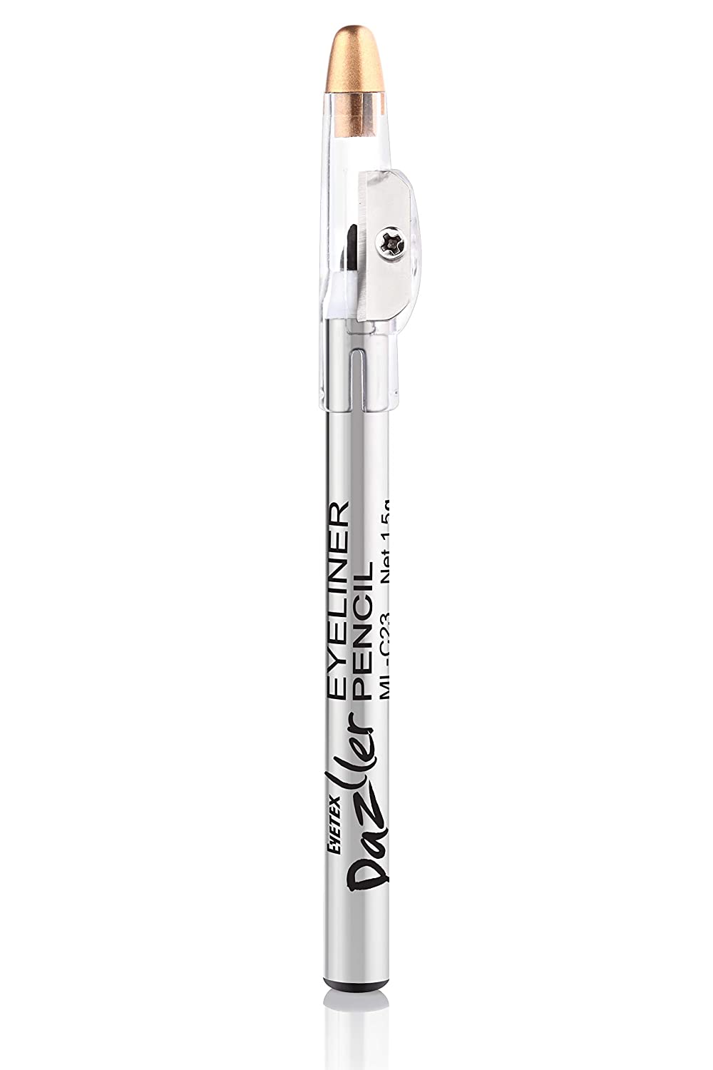 Eyetex Dazller Eyeliner Pencil (with built-in sharpener), 1.5g