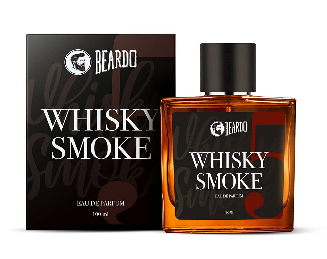 Beardo Whisky Smoke Perfume for Men, 100ml at Rs.545 | MRP: Rs.1200