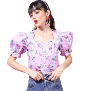 Buy Women's Pretty Pink Floral Top