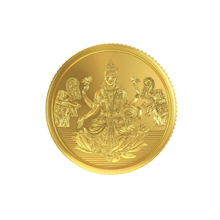 Buy Lord Lakshmi Gold Precious Coin 22k (916) 4 gm