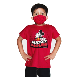 Kids With Matching Mask Tees starts at Rs.499
