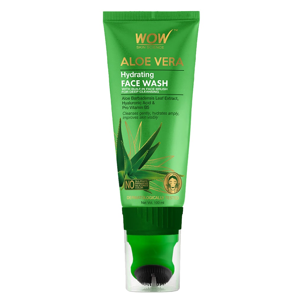 Aloe Vera with Hyaluronic Acid and Pro Vitamin B5 Hydrating Gentle Face Wash
