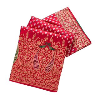Buy Women's Kanjivaram Soft Silk Saree With Blouse Piece