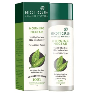 Save 60% off on Biotique Morning Nectar Flawless Skin moisturizer for All Skin Types, 190ml
