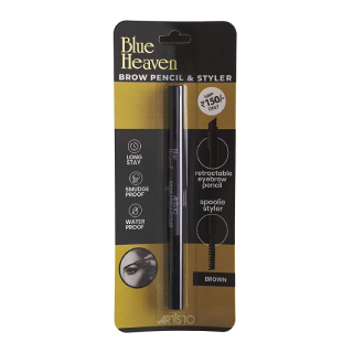 Flat 20% off on Blue Heaven Artisto Eyebrow With Styler- (Brown), Brown,