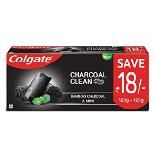 Colgate Charcoal Clean Toothpaste (Black Gel) 240 g Saver Pack
