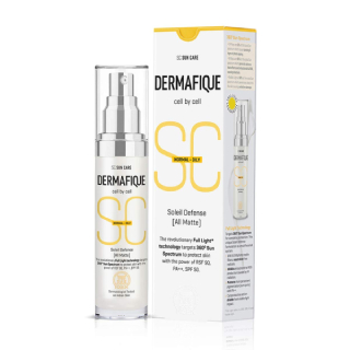 Get 12% off  on Dermafique Soleil Defense All Matte Sunscreen, SPF 50 for Normal To Oily Skin,