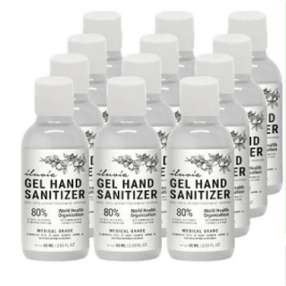 Alcohol Gel Sanitizer Pack of 12 at Rs.251