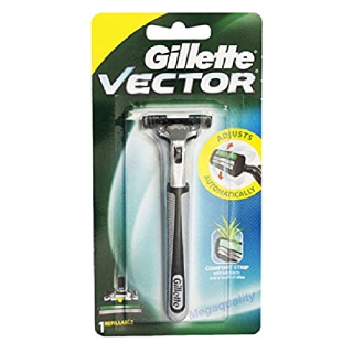 Buy Gillette Vector Plus Manual Shaving Razor at Best Price