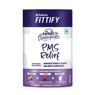 Flat 50% Off on Saffola Fittify The Perfekt PMS Relief Gummies - 30 nos