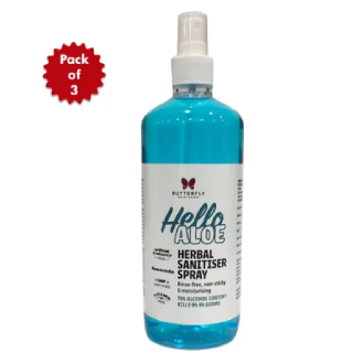 Hand Sanitizer Spray (500ml*3) Worth Rs.825 at Rs.599  (Use coupon 'THUNDER100)