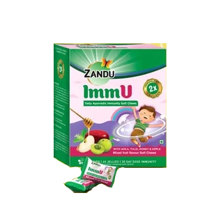 Zandu ImmU-Tasty Ayurvedic Immunity 60 Soft Chews