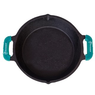 Flat 70% off on 70'S KITCHEN Cast Iron Double Handle Skillet Pan