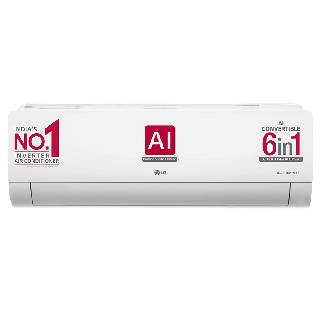LG 1.5 Ton 3 Star Split Dual Inverter 6-in-1 AC at Rs.36490 (After Rs 1500 SBI Bank off)