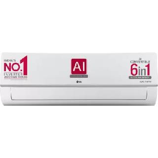 LG Super Convertible 6-in-1 2023 Model 1.5 Ton 5 Star Copper Split Dual Inverter AC at Rs.46490 + Bank Discount