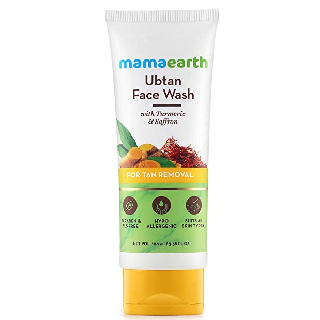 Flat 10% off on Mamaearth Ubtan Natural Face Wash  | All Skin Type with Turmeric & Saffron