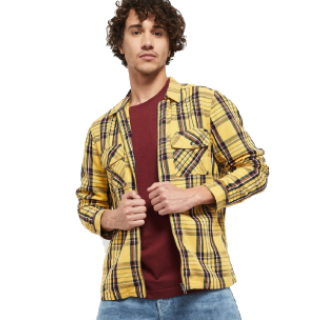 Buy Max Men Pure Cotton Shacket at Best Price