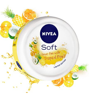Buy NIVEA Soft, Light Moisturising Cream, Tropical Fruit, 50ml at Best Price